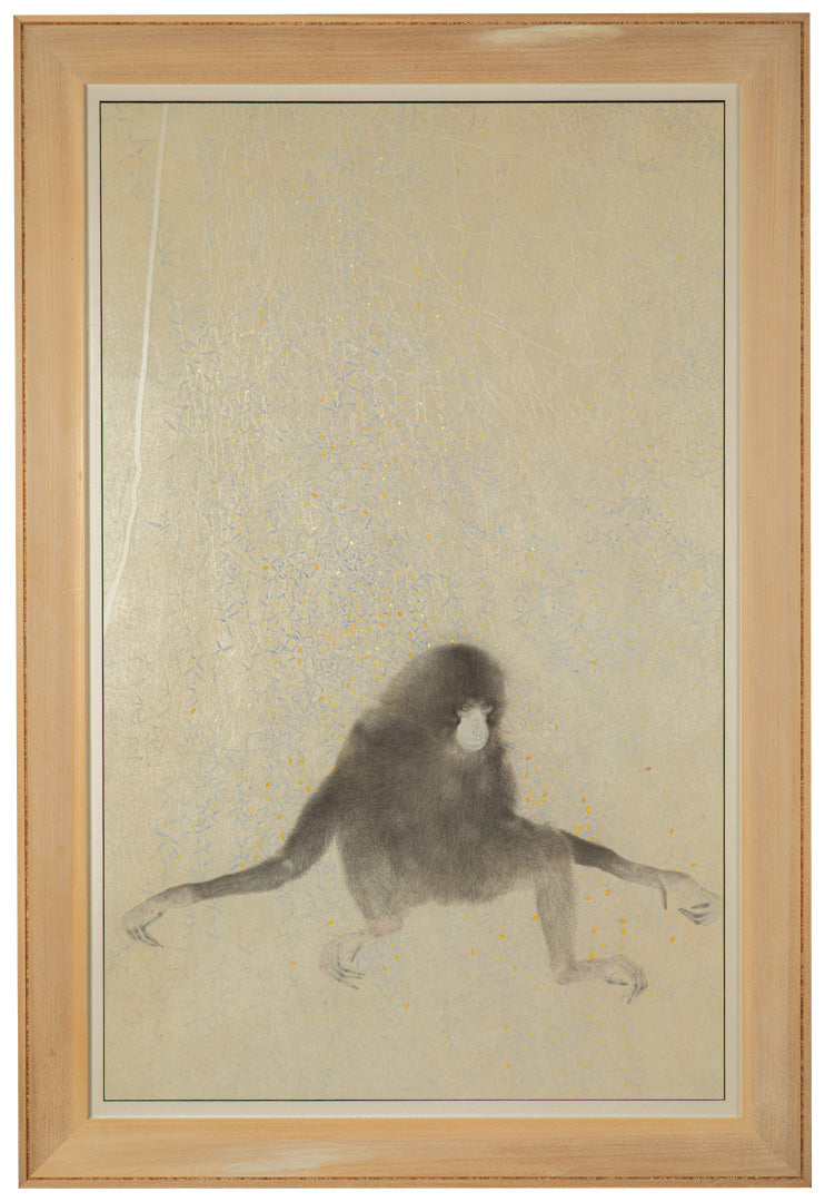 alt="Framed Gen painting by Koichi Takeuchi in Nihonga style"