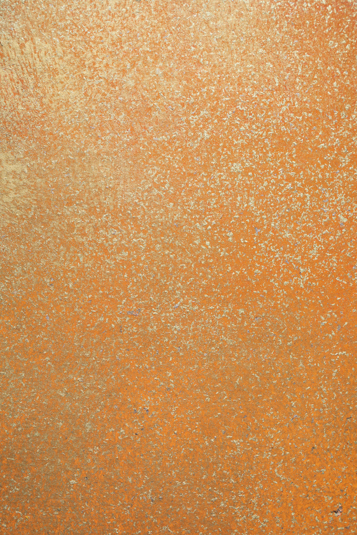 alt="Close-up detail of Reimei painting by Yoshihiro Shimoda in Nihonga style"
