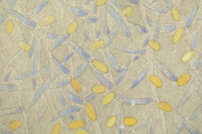 alt="Close-up detail of Gen painting by Koichi Takeuchi in Nihonga style"
