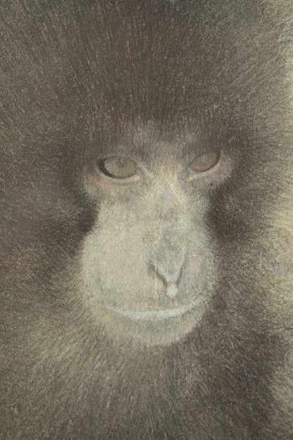 alt="Close-up detail of Gen painting by Koichi Takeuchi in Nihonga style"
