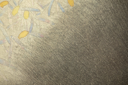 alt="Close-up detail of Gen painting by Koichi Takeuchi in Nihonga style"
